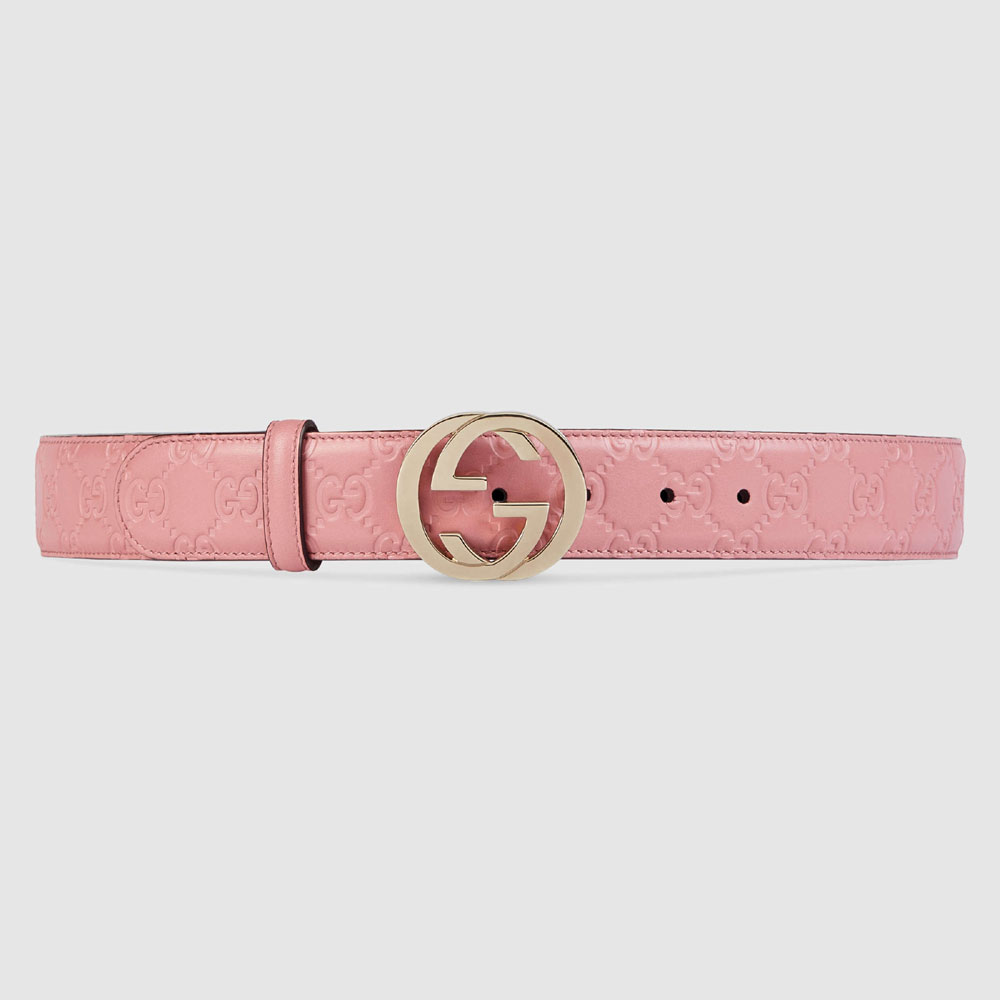 Gucci Signature belt with G buckle 370543 CWC1G 5812
