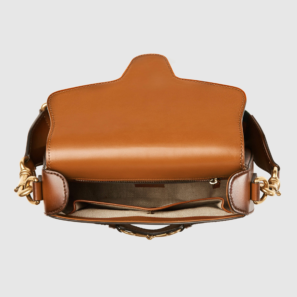 Gucci Lady Web leather shoulder bag 380573 B012A 2574 - Photo-4