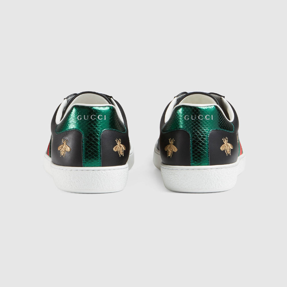 Gucci Ace embroidered low-top sneaker 386750 A38F0 1079 - Photo-3