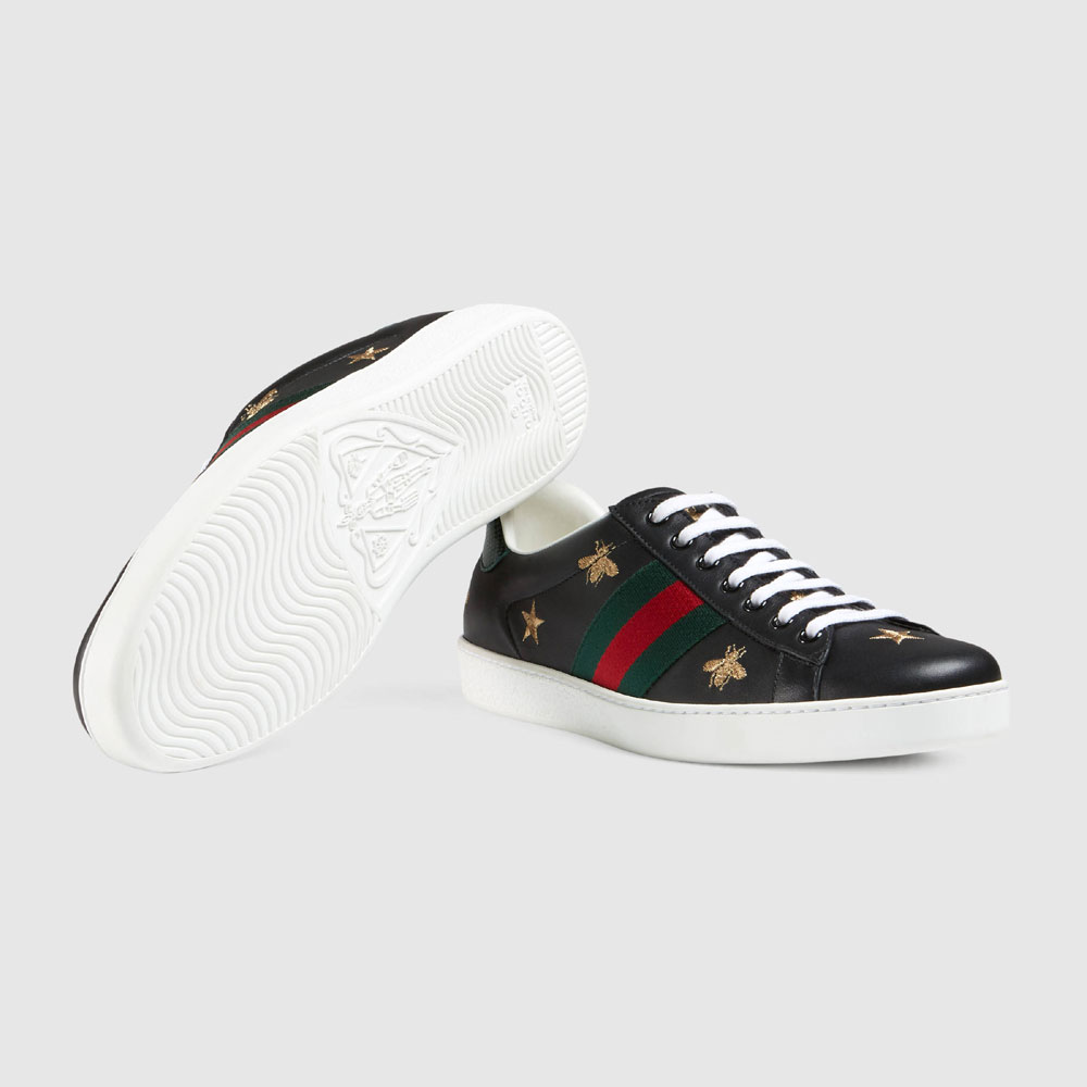 Gucci Ace embroidered low-top sneaker 386750 A38F0 1079 - Photo-4