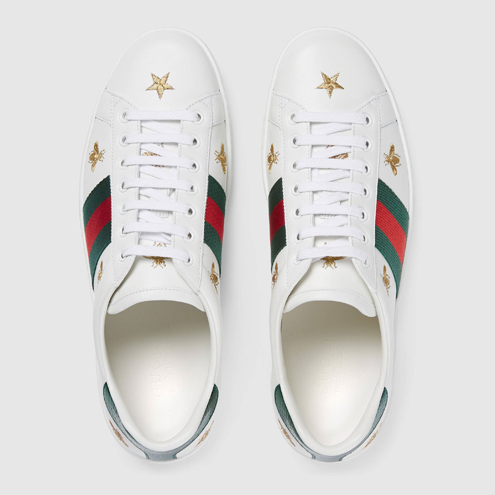 Gucci Ace embroidered low-top sneaker 386750 A38F0 9073 - Photo-2