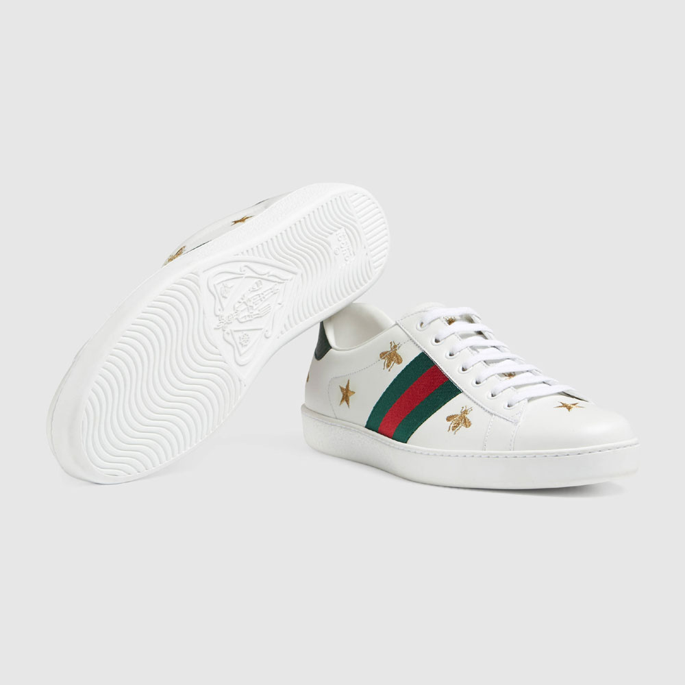 Gucci Ace embroidered low-top sneaker 386750 A38F0 9073 - Photo-4