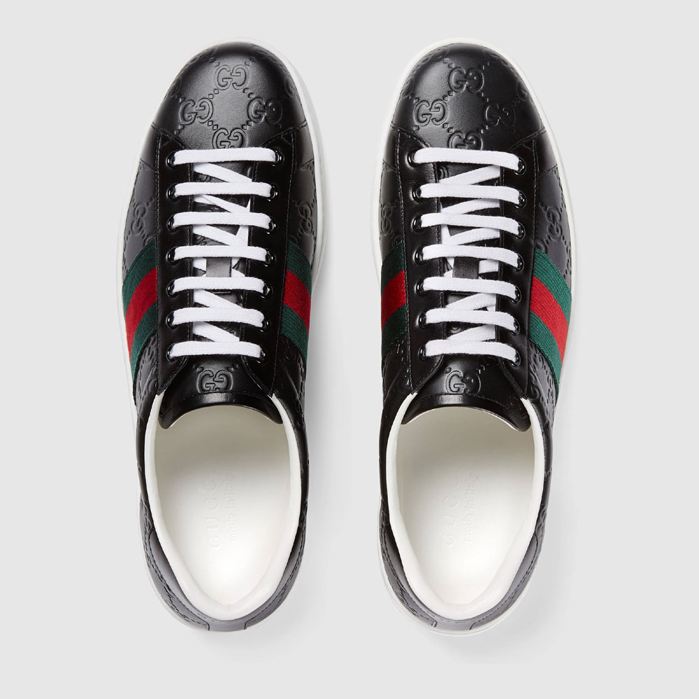 Ace Gucci Signature low-top sneaker 386750 CWCG0 1070 - Photo-2