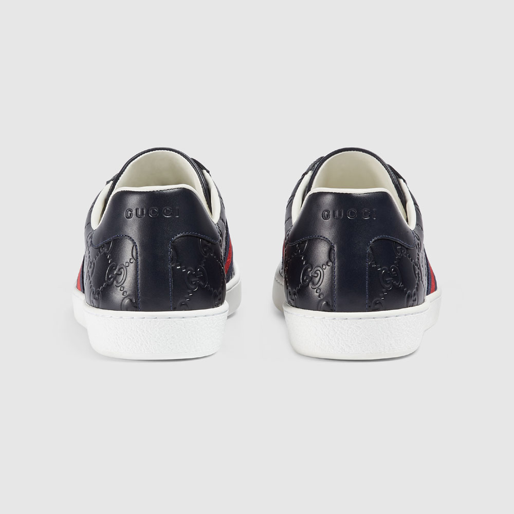 Ace Gucci Signature low-top sneaker 386750 CWCG0 4072 - Photo-3