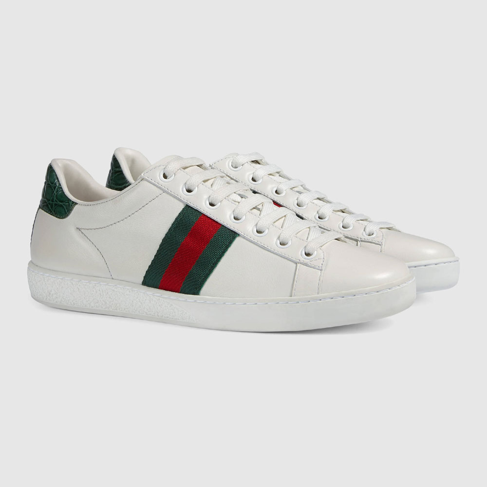 Gucci Ace leather low-top sneaker 387993 A3830 9071
