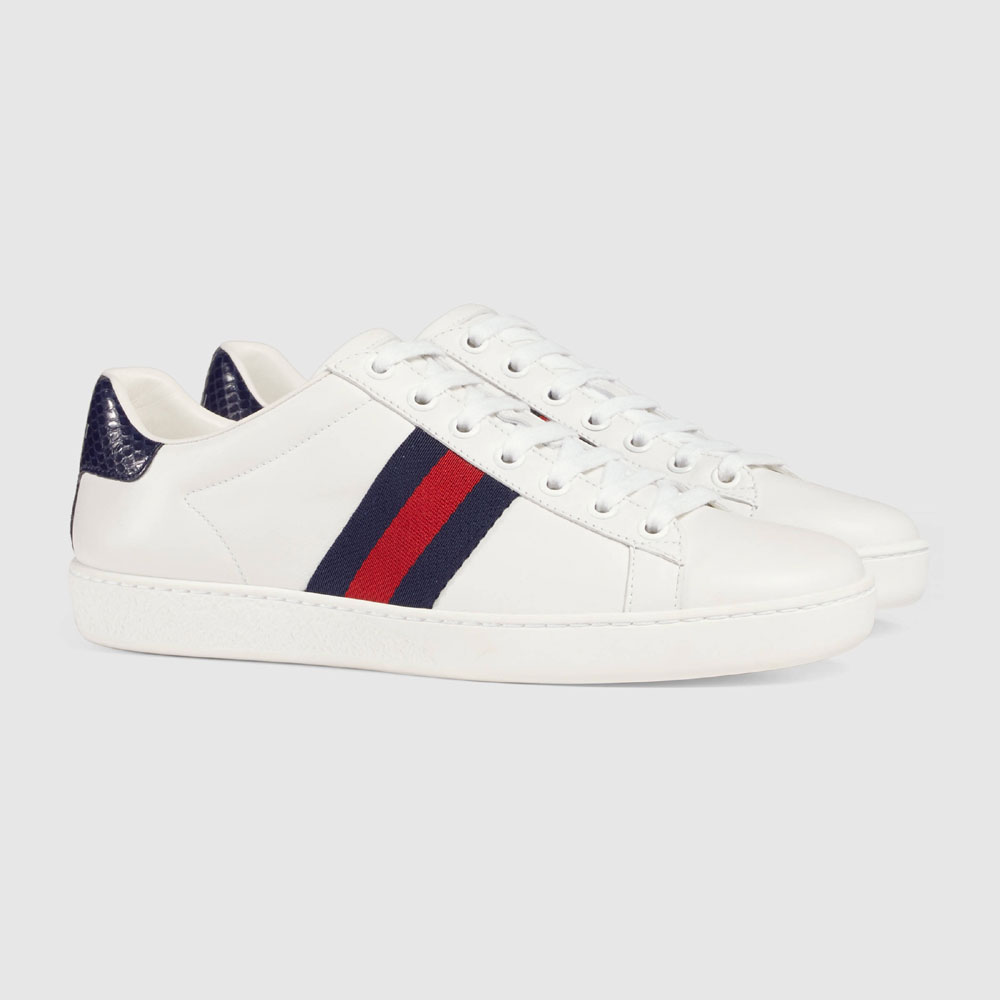 Gucci Ace leather low-top sneaker 387993 A38D0 9072