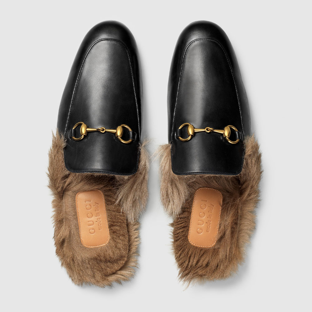 Gucci Princetown leather slipper 397647 DKHH0 1063 - Photo-2
