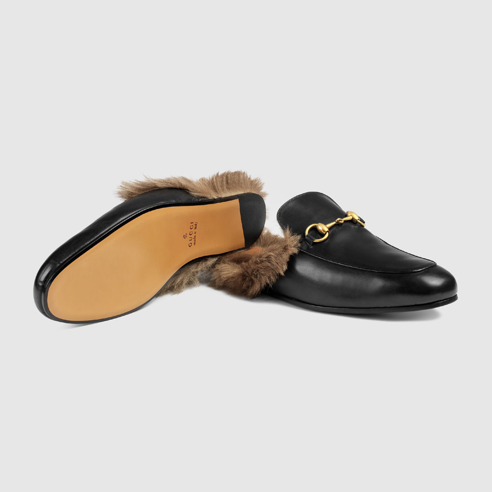 Gucci Princetown leather slipper 397647 DKHH0 1063 - Photo-4