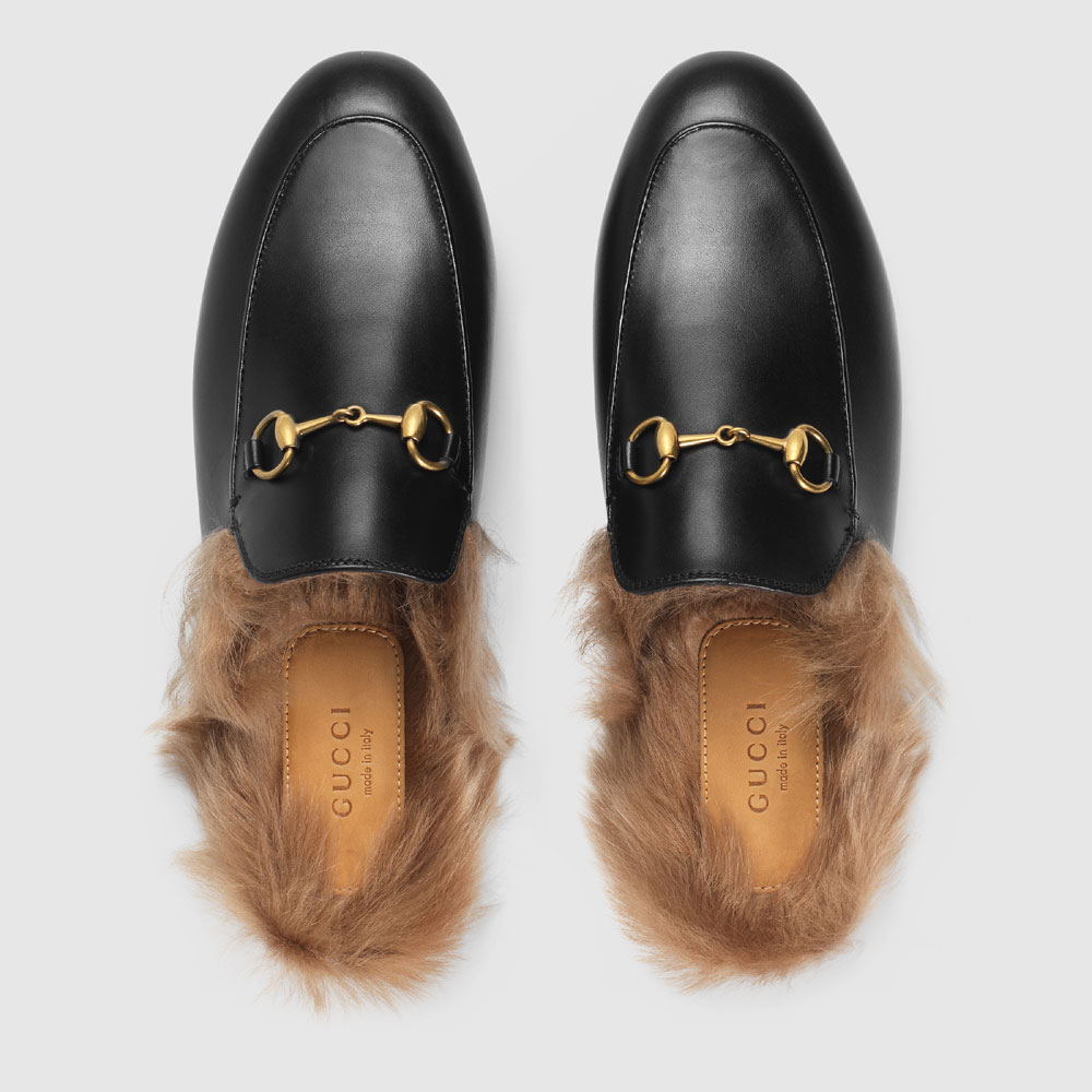 Gucci Princetown leather slipper 397749 DKHH0 1063 - Photo-2