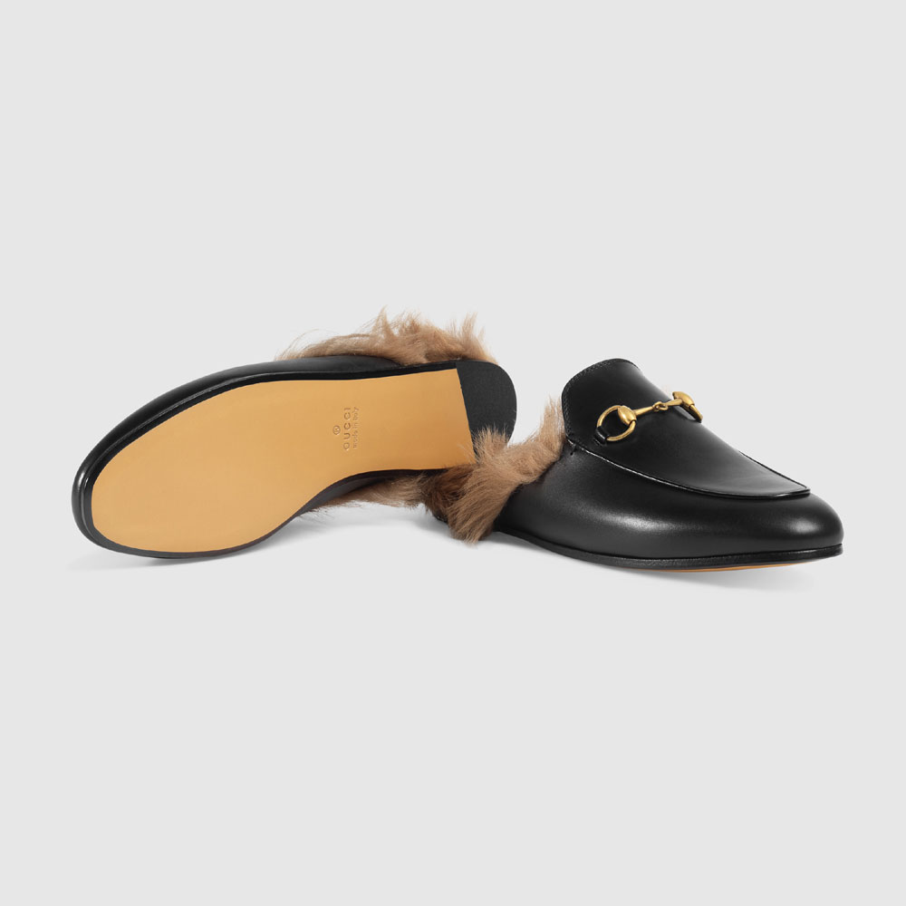Gucci Princetown leather slipper 397749 DKHH0 1063 - Photo-4
