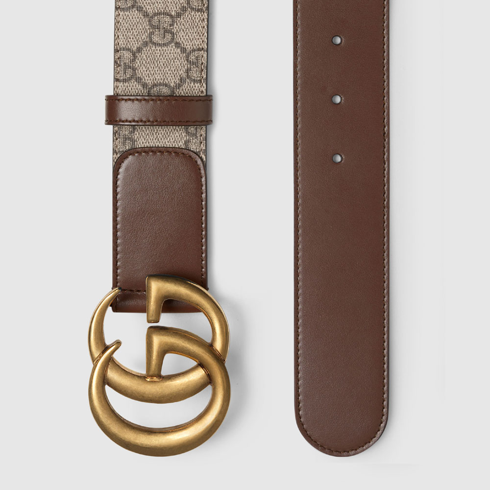 Gucci GG belt with Double G buckle 400593 92TLT 8358 - Photo-2