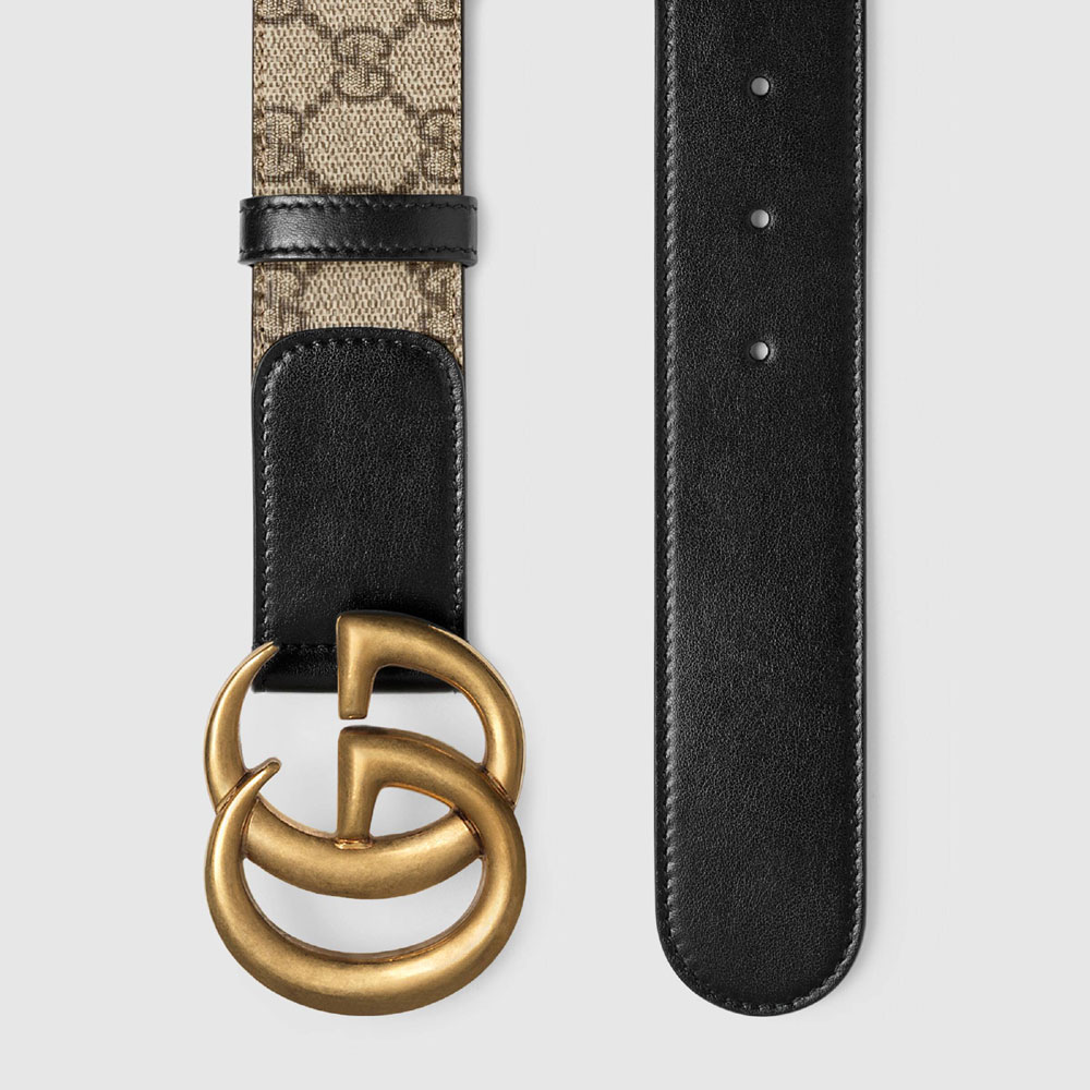 Gucci GG belt with Double G buckle 400593 92TLT 9769 - Photo-2