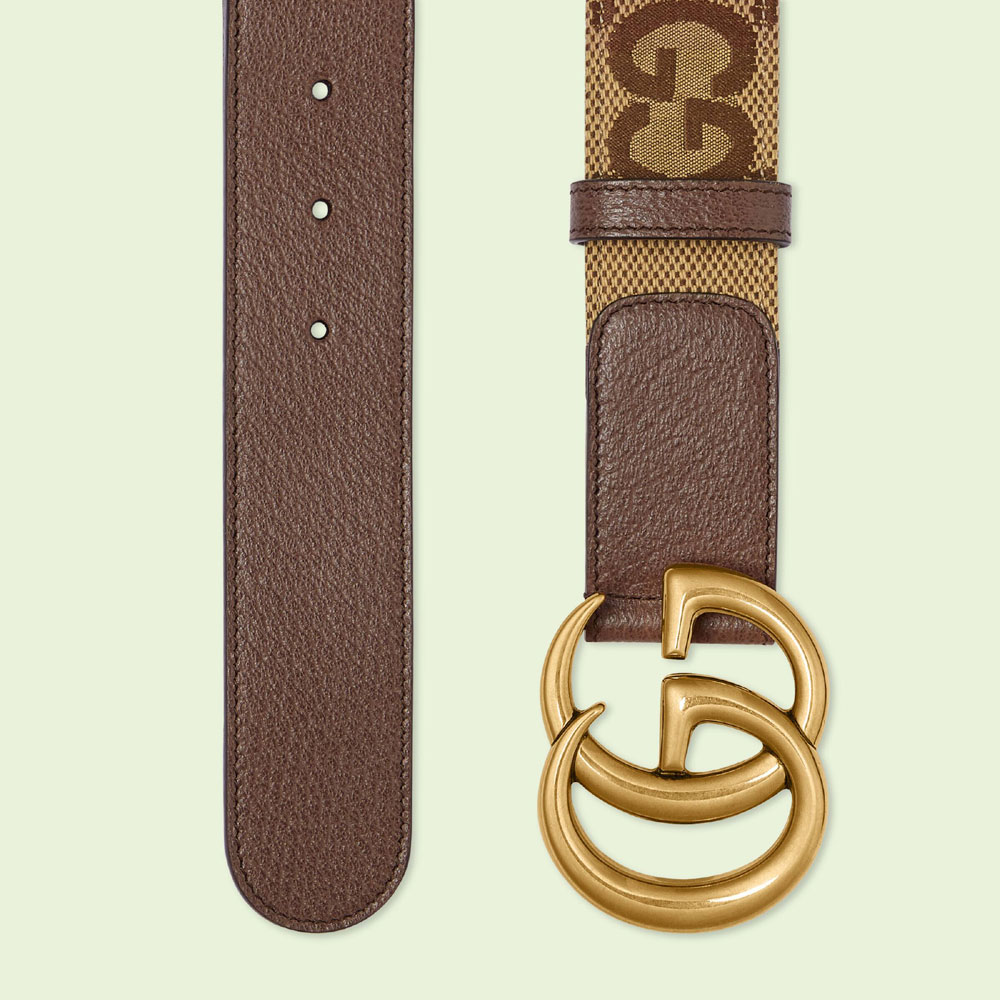 Gucci GG Marmont jumbo GG wide belt 400593 UQLAC 2572 - Photo-2