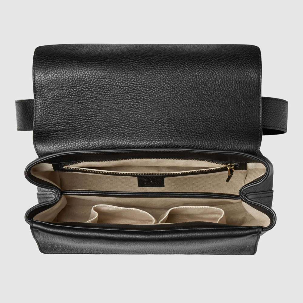 Gucci GG Marmont leather shoulder bag 401173 A7M0T 1000 - Photo-4