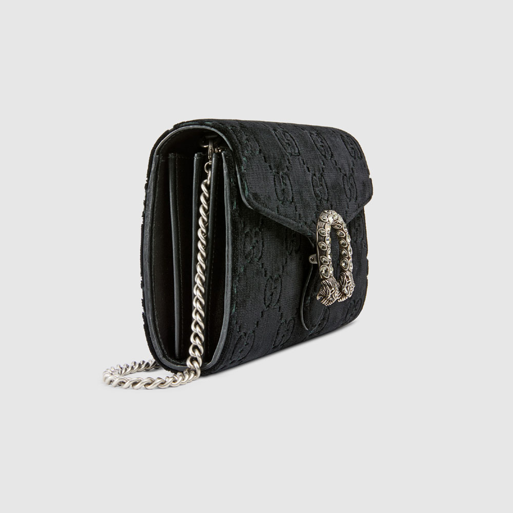 Gucci Dionysus GG velvet mini chain wallet 401231 9JTPN 8176 - Photo-4