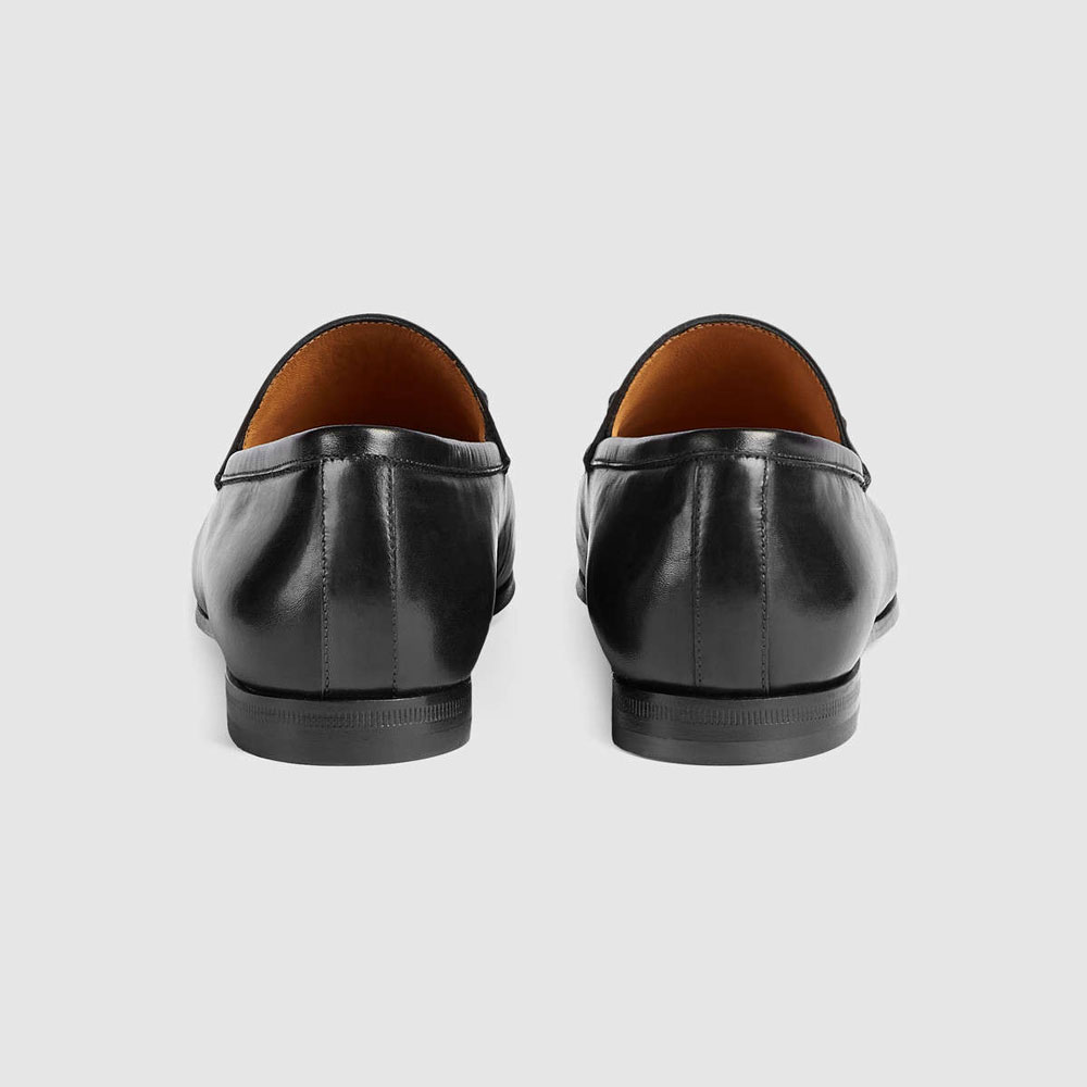 Gucci Jordaan leather loafer 404069 BLM00 1000 - Photo-3