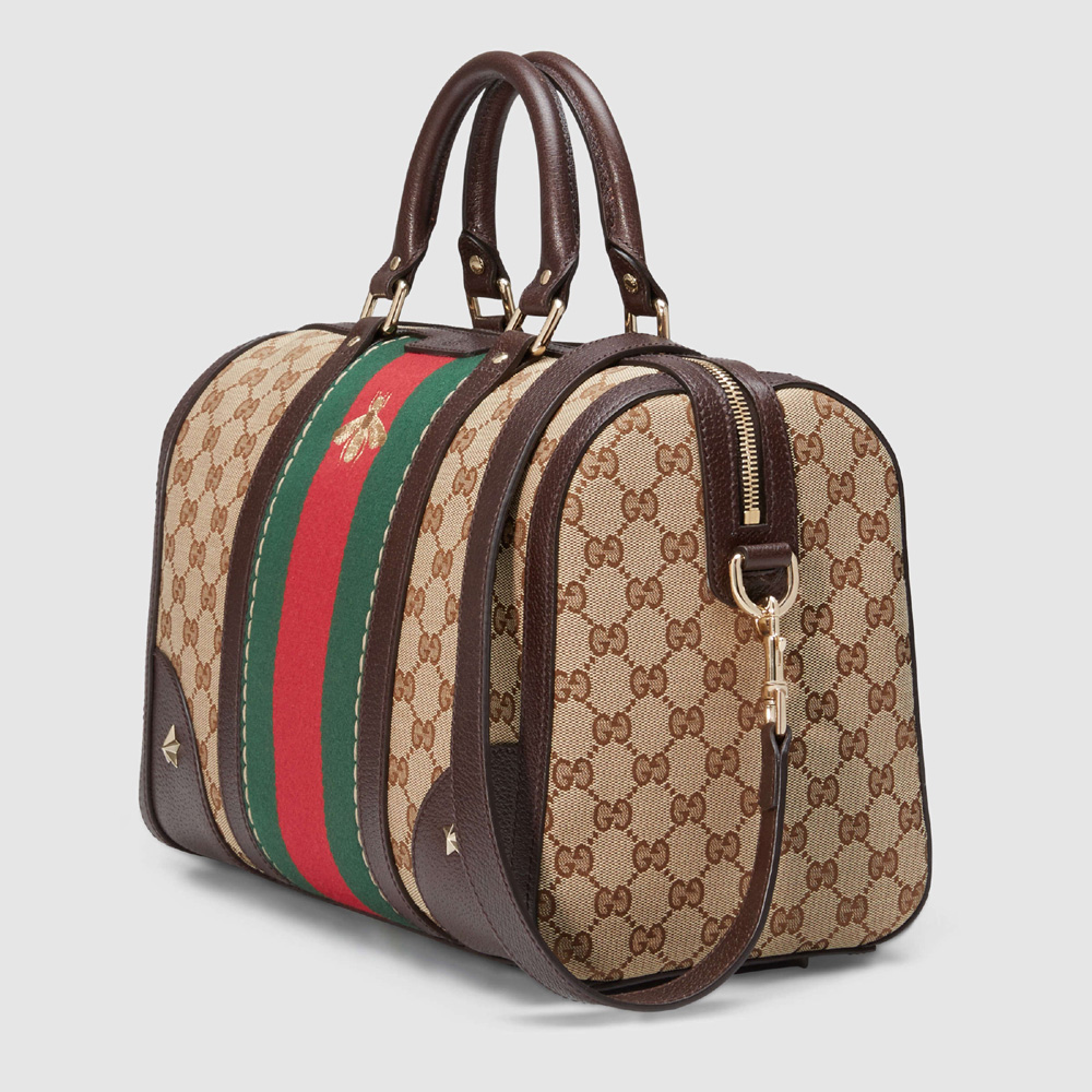 Gucci Vintage Web embroidered bag 406868 KQWZG 8869 - Photo-2