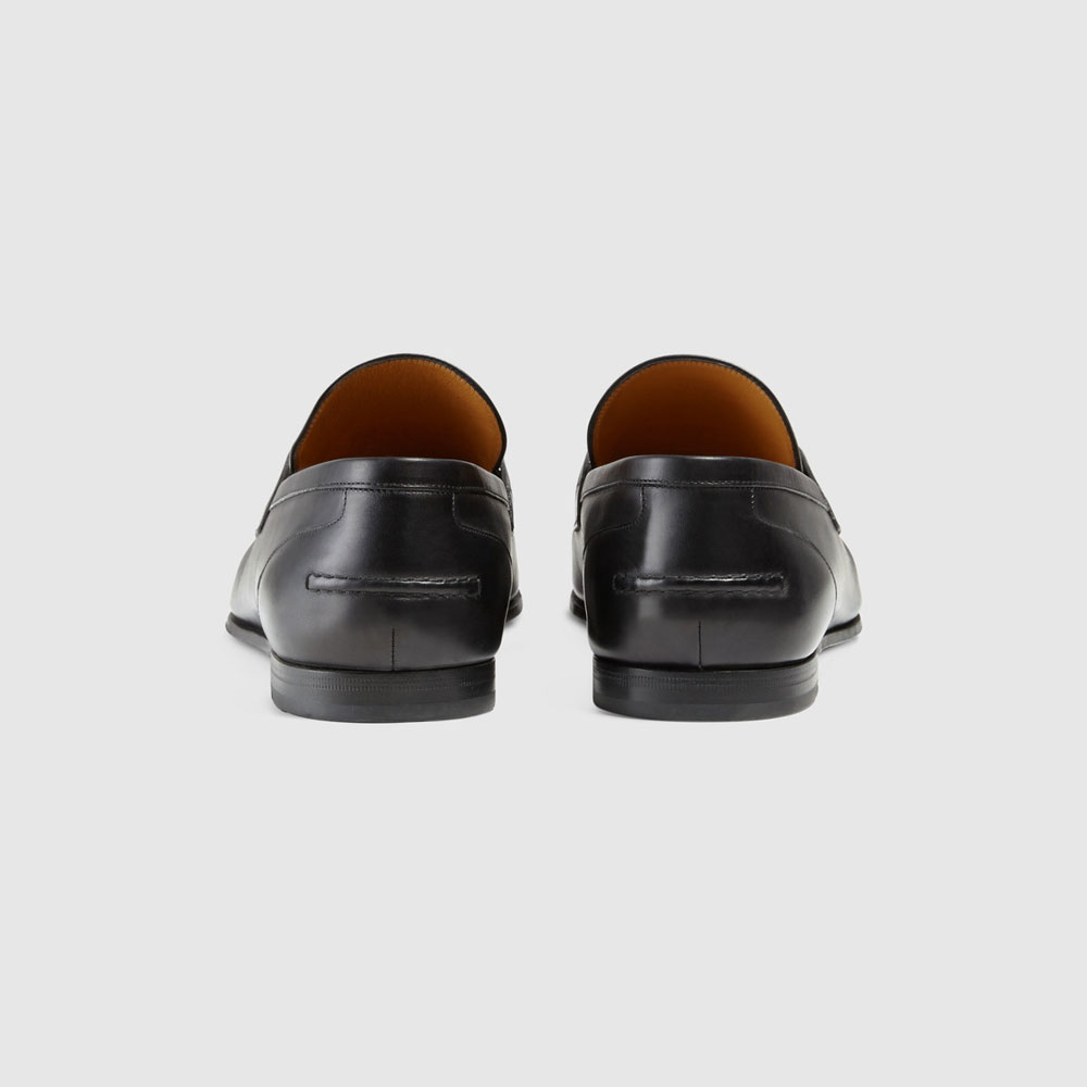 Gucci Jordaan leather loafer 406994 BLM00 1000 - Photo-3