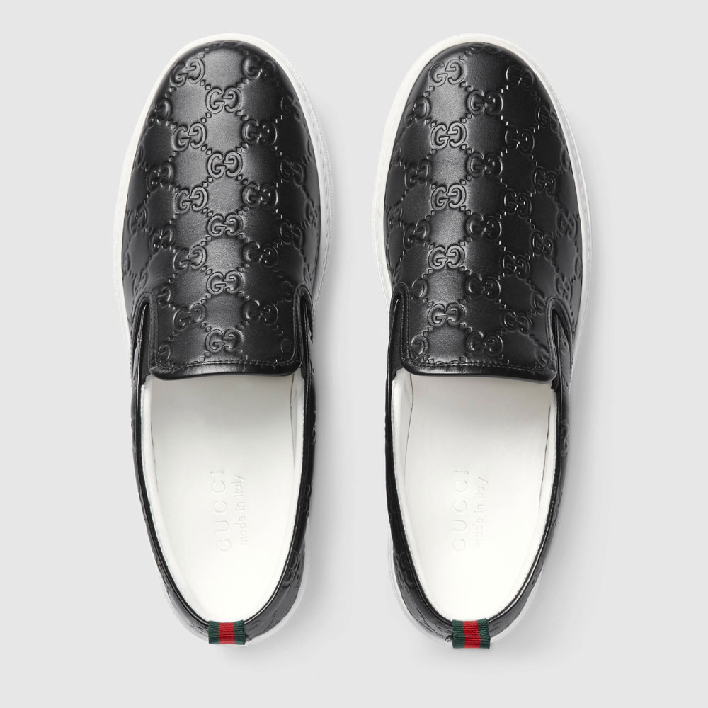 Gucci Signature slip-on sneaker 407364 CWCE0 1174 - Photo-2