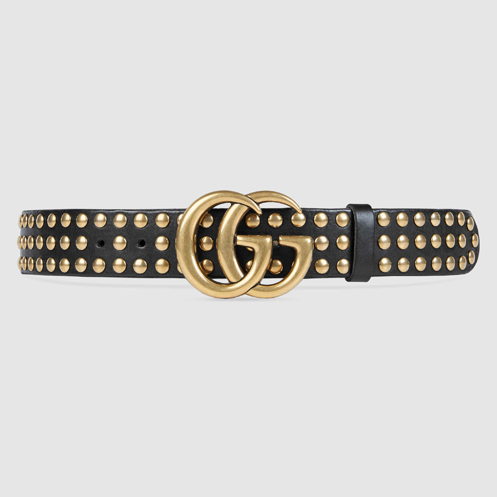 Gucci Studded belt with double G buckle 409402 CVEFT 1000