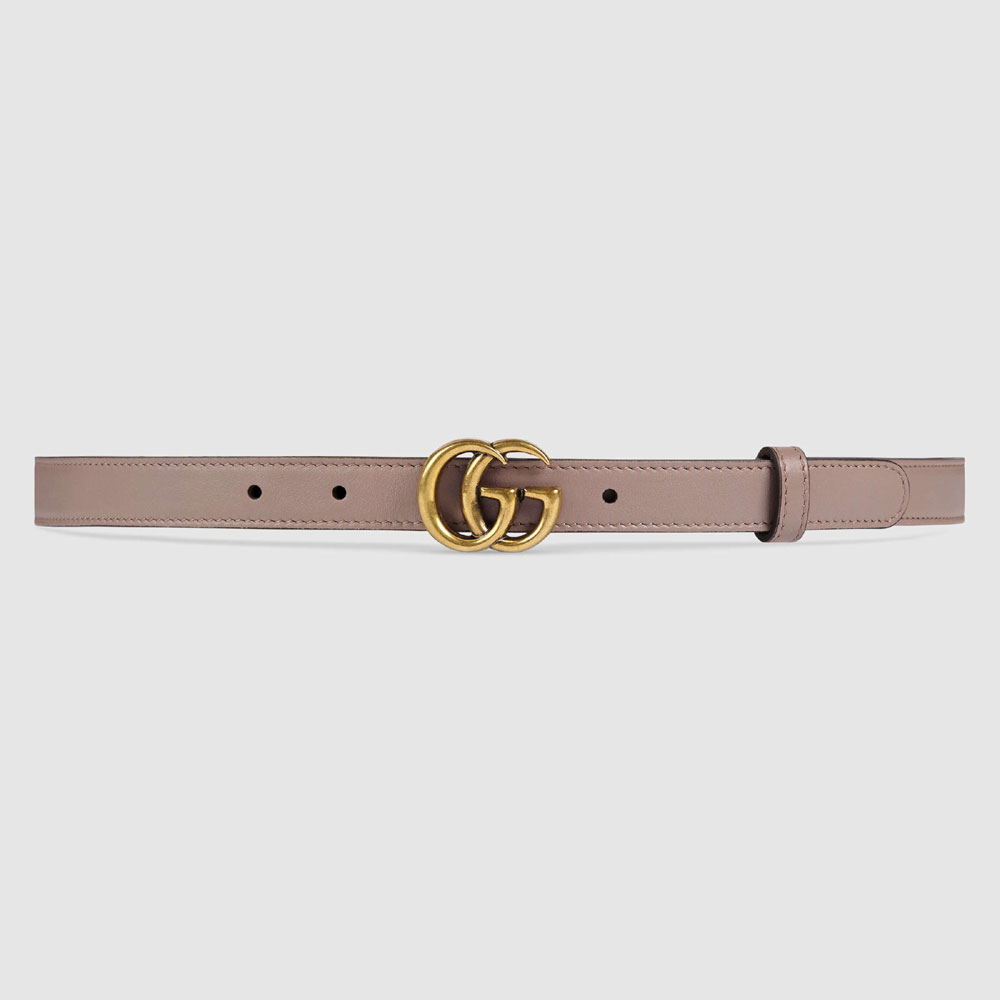 Gucci Leather belt with Double G buckle 409417 AP00T 5729