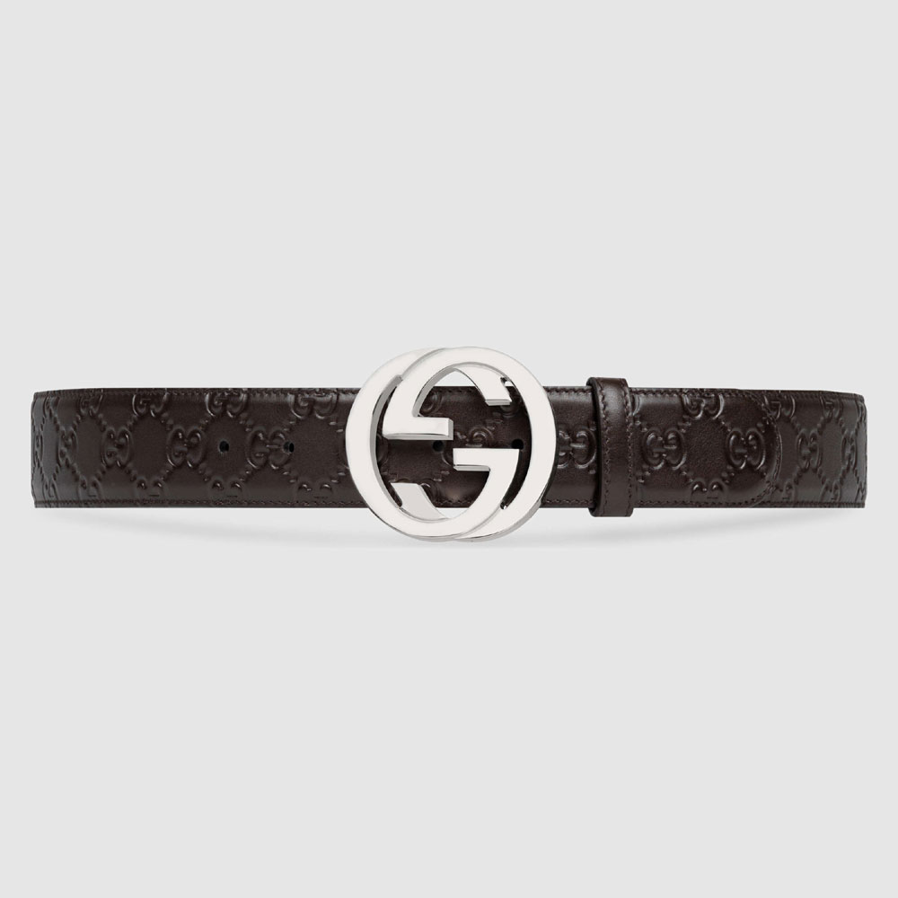Gucci Signature leather belt 411924 CWC1N 2140