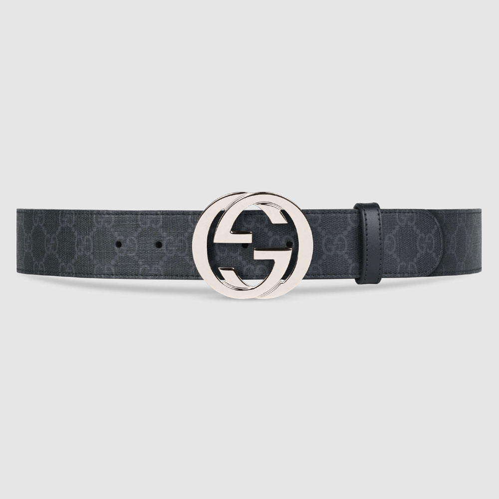 Gucci GG Supreme belt with G buckle 411924 KGDHX 8449