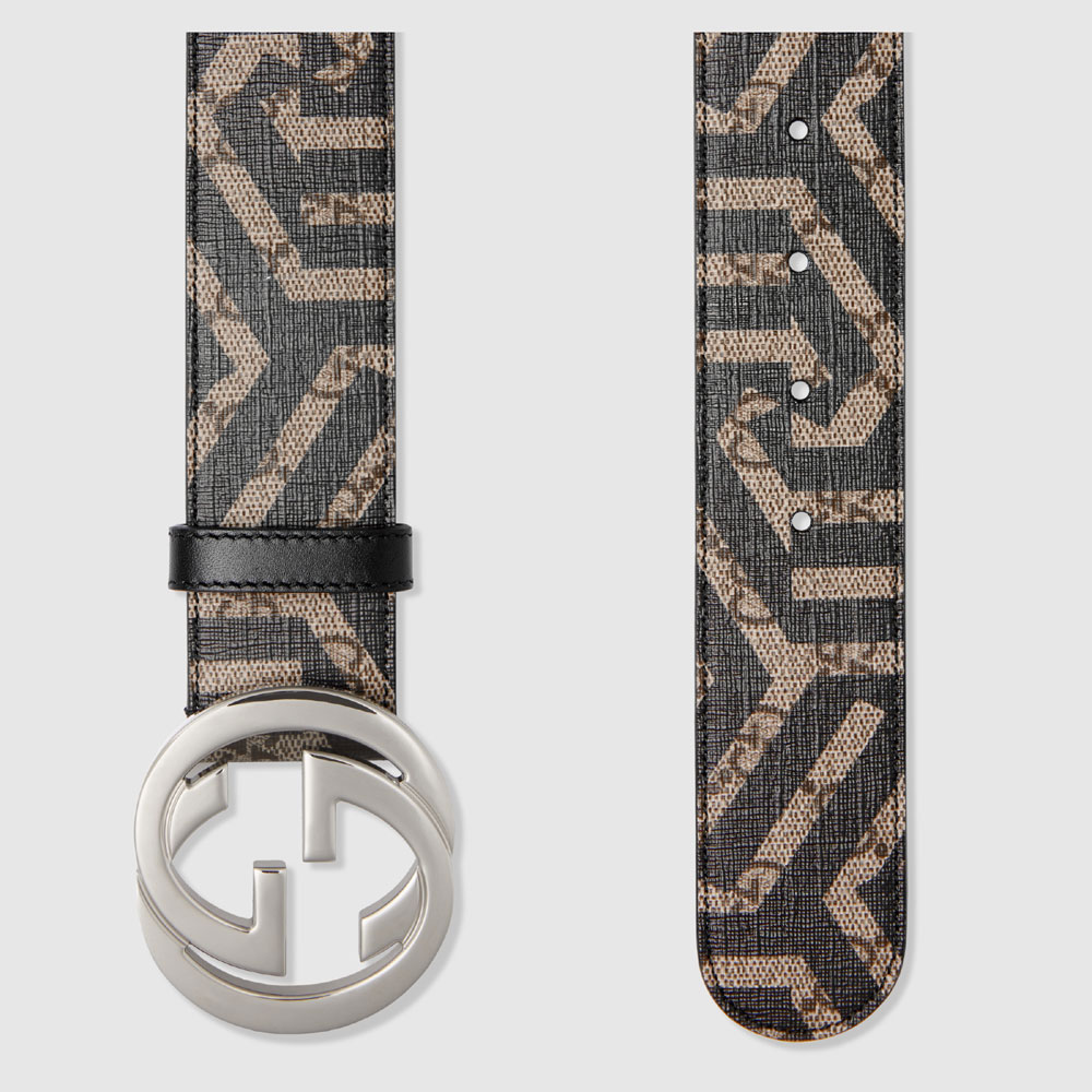 Gucci GG Caleido belt with G buckle 411924 KVW1N 9769 - Photo-2