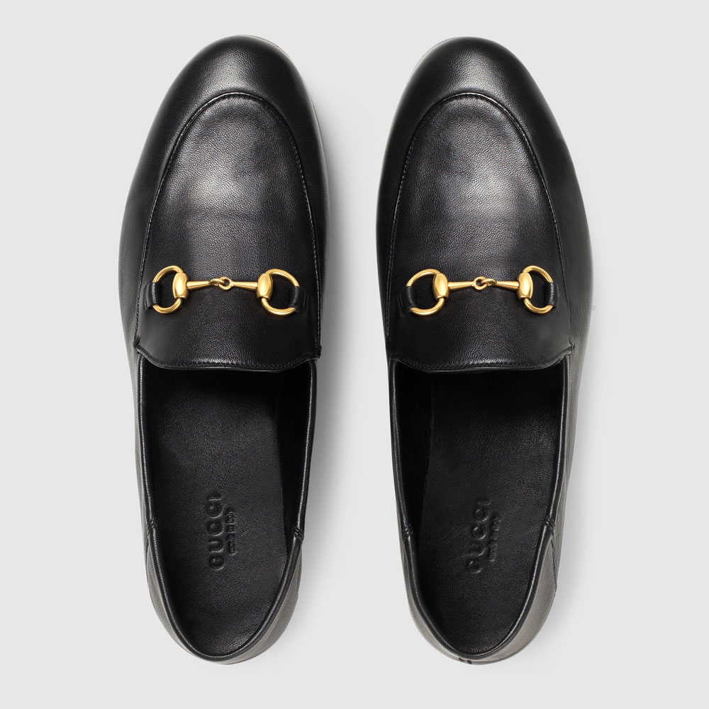 Gucci Brixton leather Horsebit loafer 414998 DLC00 1000 - Photo-2