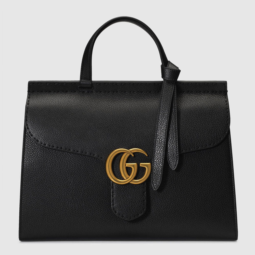 Gucci GG Marmont leather top handle bag 418702 A7M0T 1000