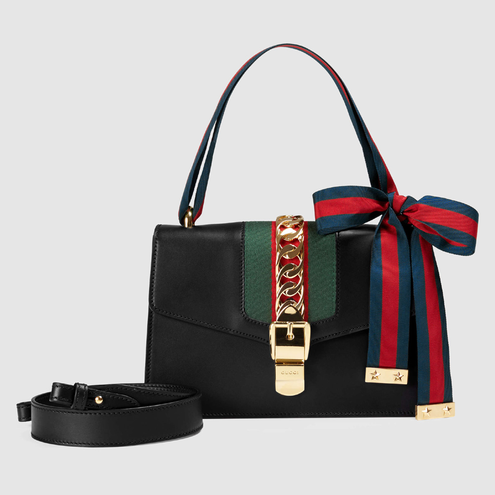 Gucci Sylvie leather shoulder bag 421882 CVLEG 8638 - Photo-2