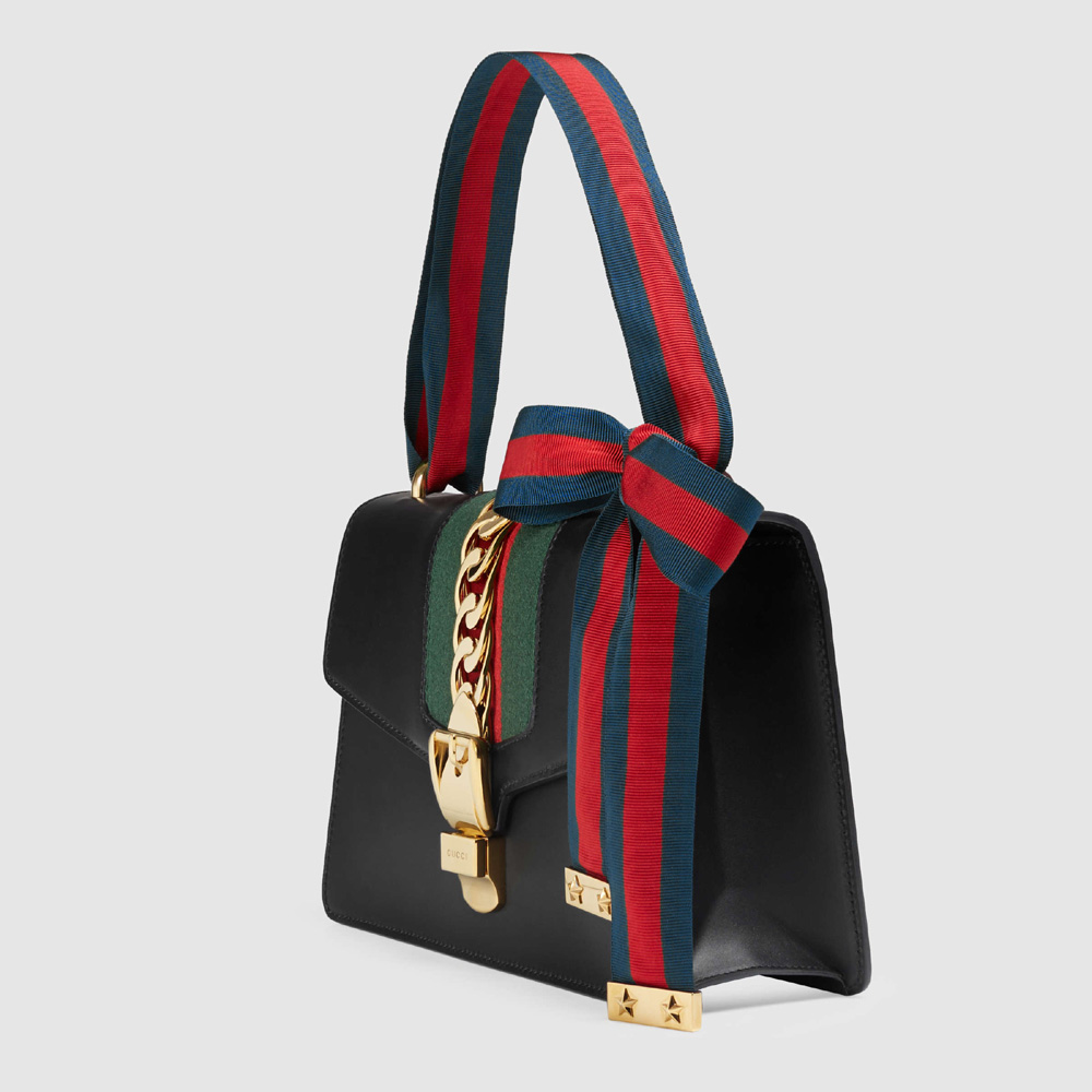 Gucci Sylvie leather shoulder bag 421882 CVLEG 8638 - Photo-3