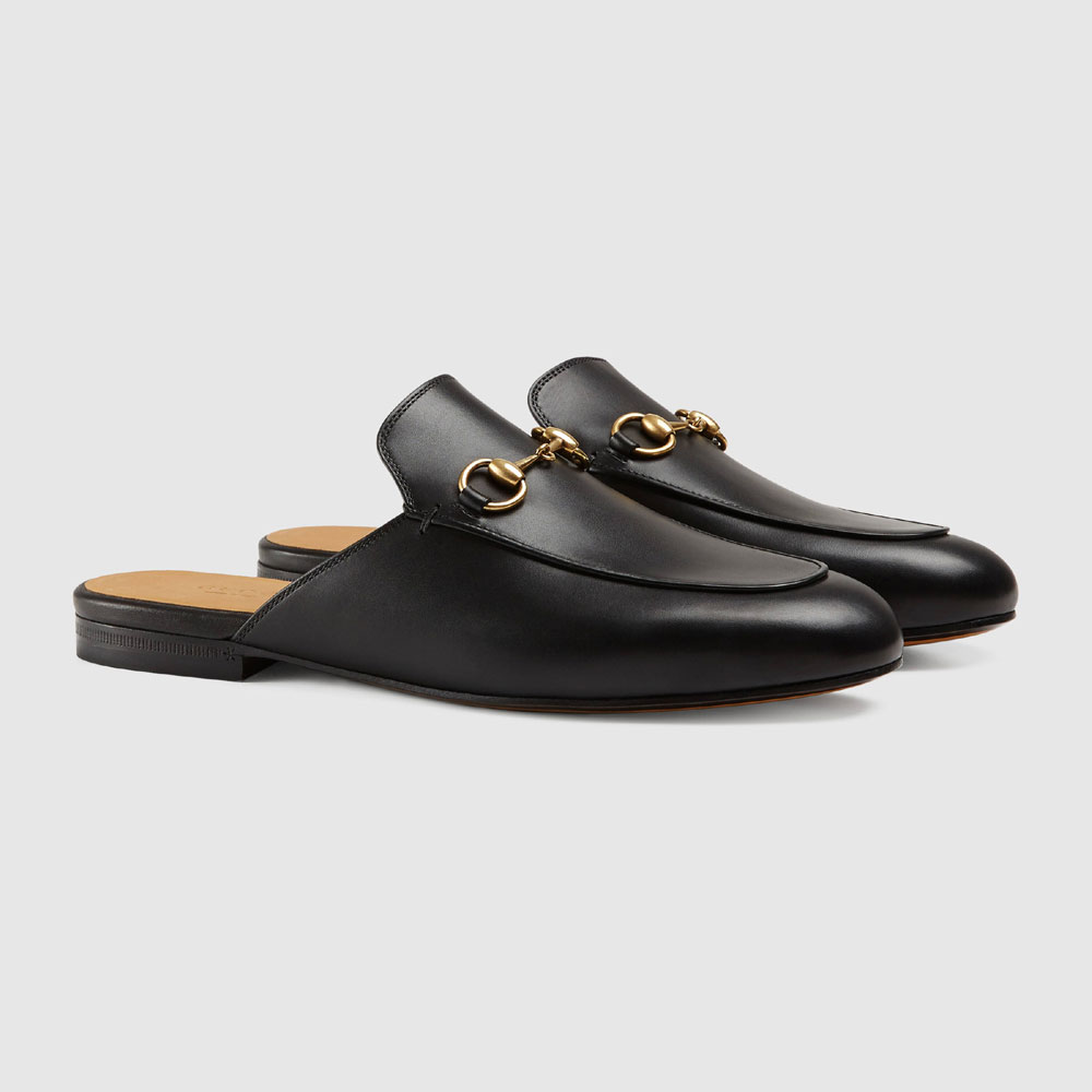 Gucci Princetown leather slipper 423513 BLM00 1000