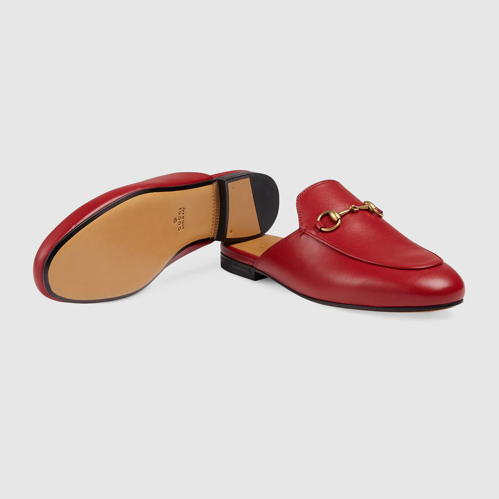 Gucci Princetown leather slipper 423513 C9D00 6433 - Photo-4