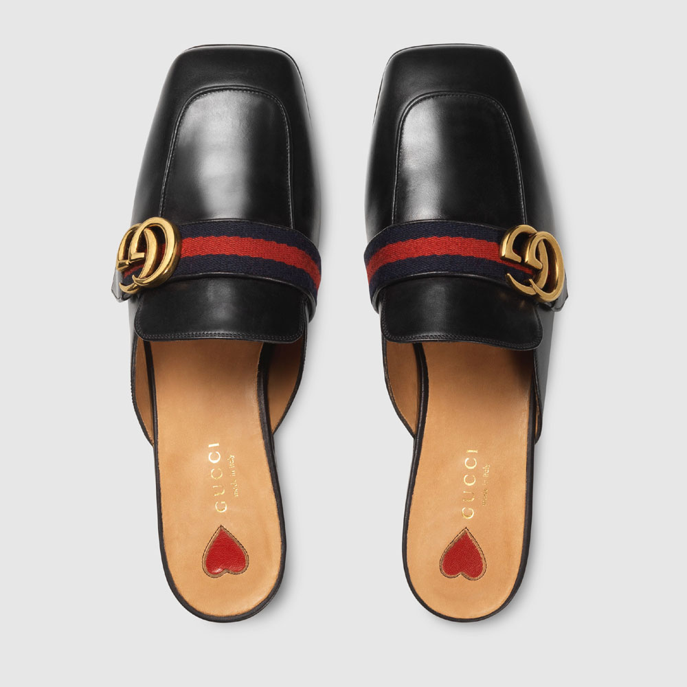 Gucci Leather slipper 423694 DKHC0 1061 - Photo-2