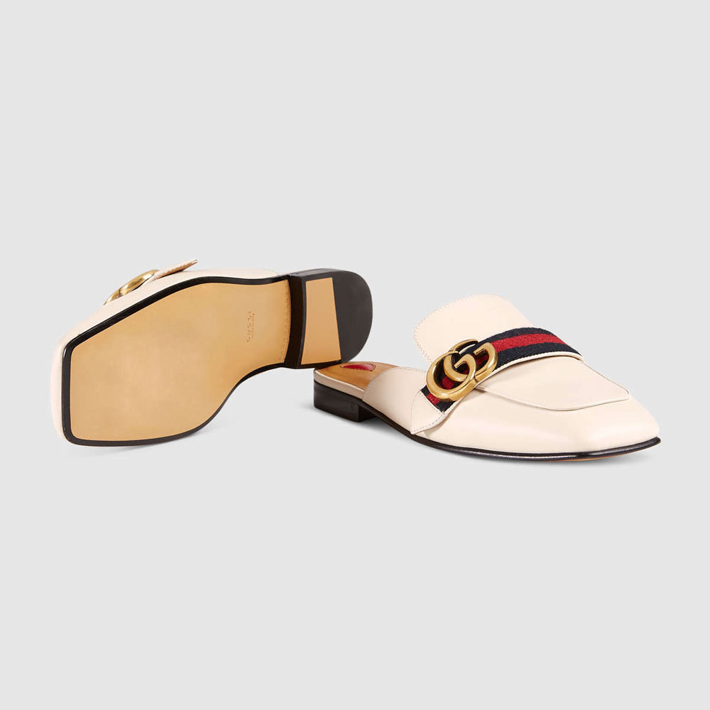 Gucci Leather slipper 423694 DKHC0 9061 - Photo-4