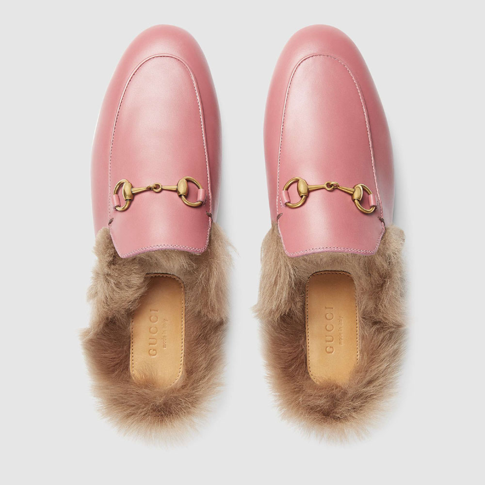 Gucci Princetown leather slipper 426361 DKHH0 6398 - Photo-2