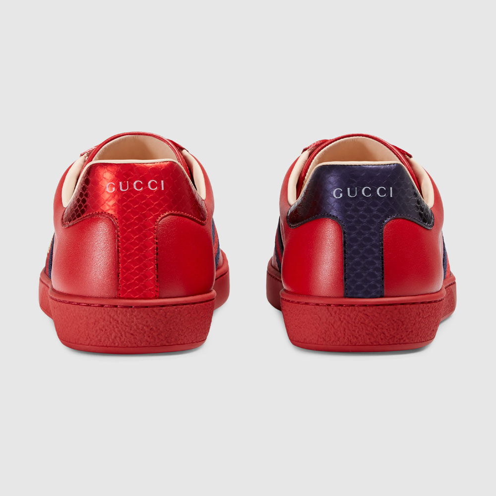 Gucci Ace embroidered low-top sneaker 429446 A38G0 6459 - Photo-3