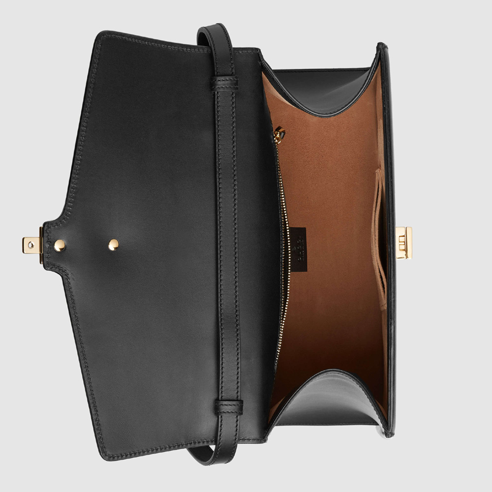 Gucci Sylvie leather top handle bag 431665 CVL1G 1060 - Photo-4
