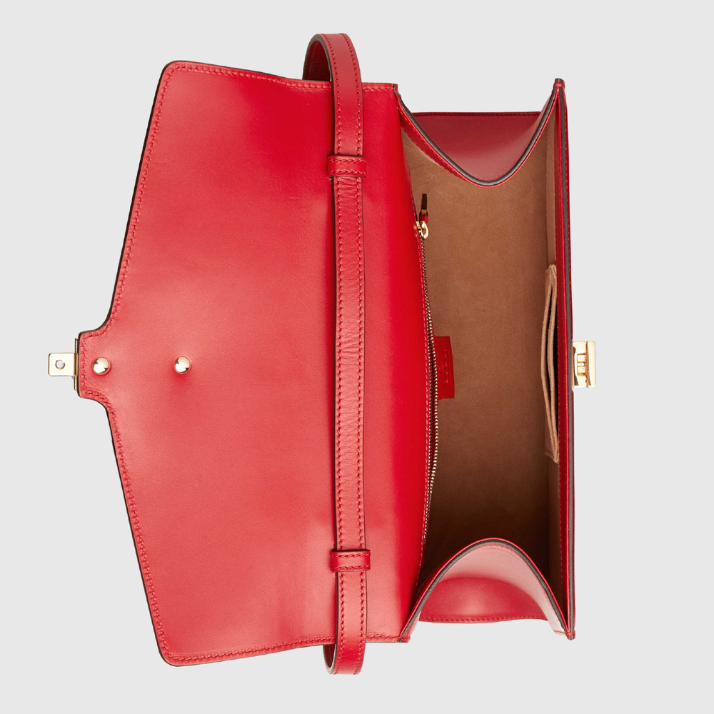 Gucci Sylvie leather top handle bag 431665 CVL1G 6473 - Photo-4