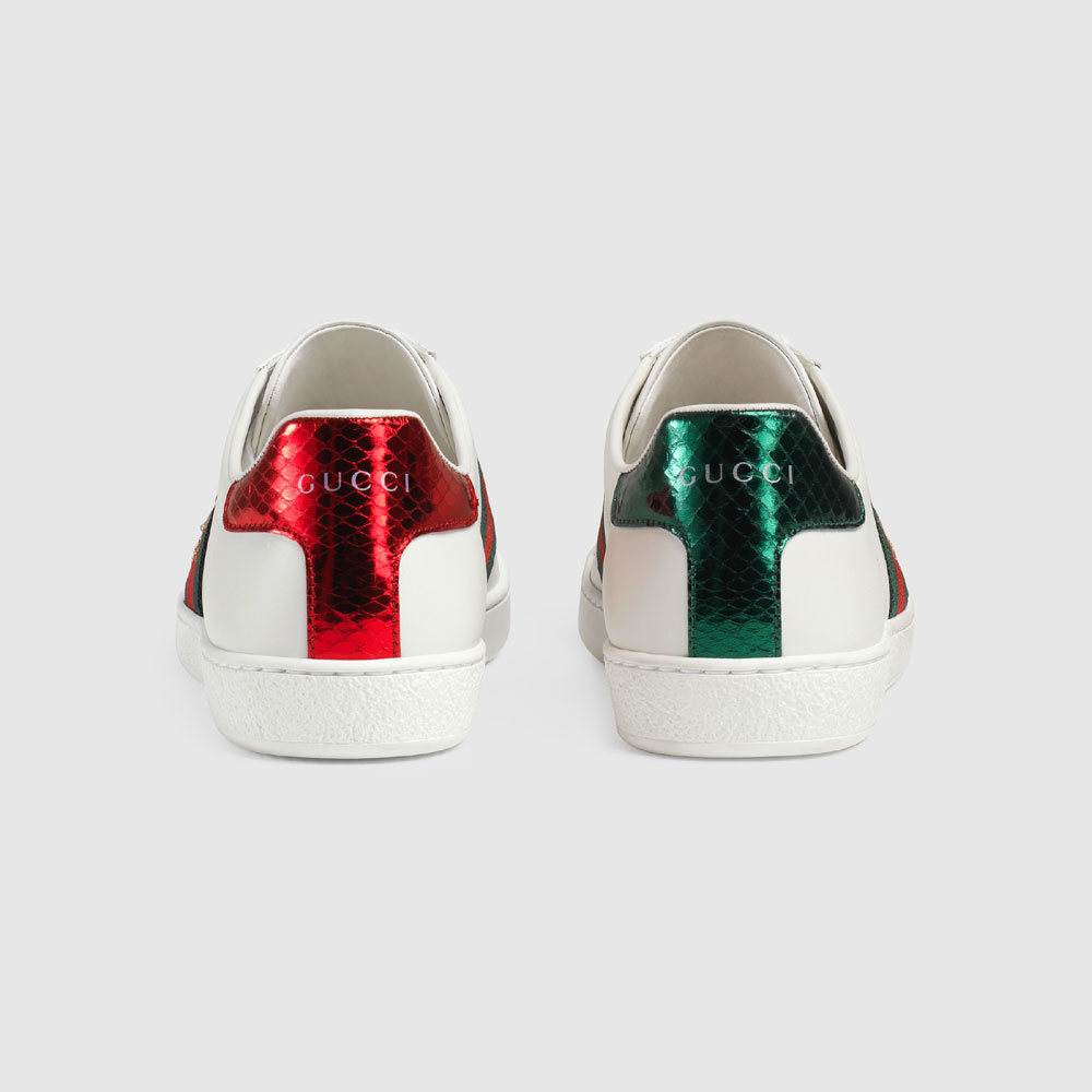 Gucci Ace embroidered low-top sneaker 431942 A38G0 9064 - Photo-3