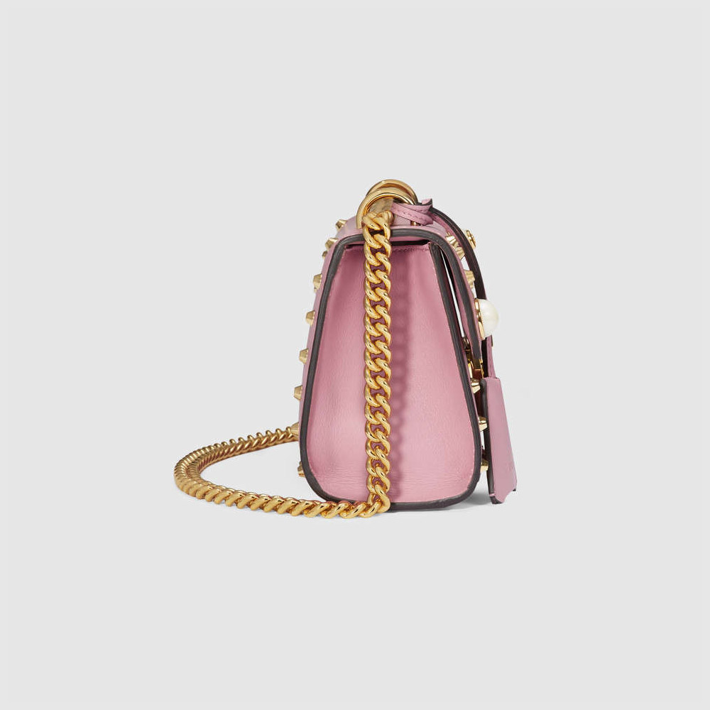 Gucci Padlock studded leather shoulder bag 432182 DLXDG 5867 - Photo-4