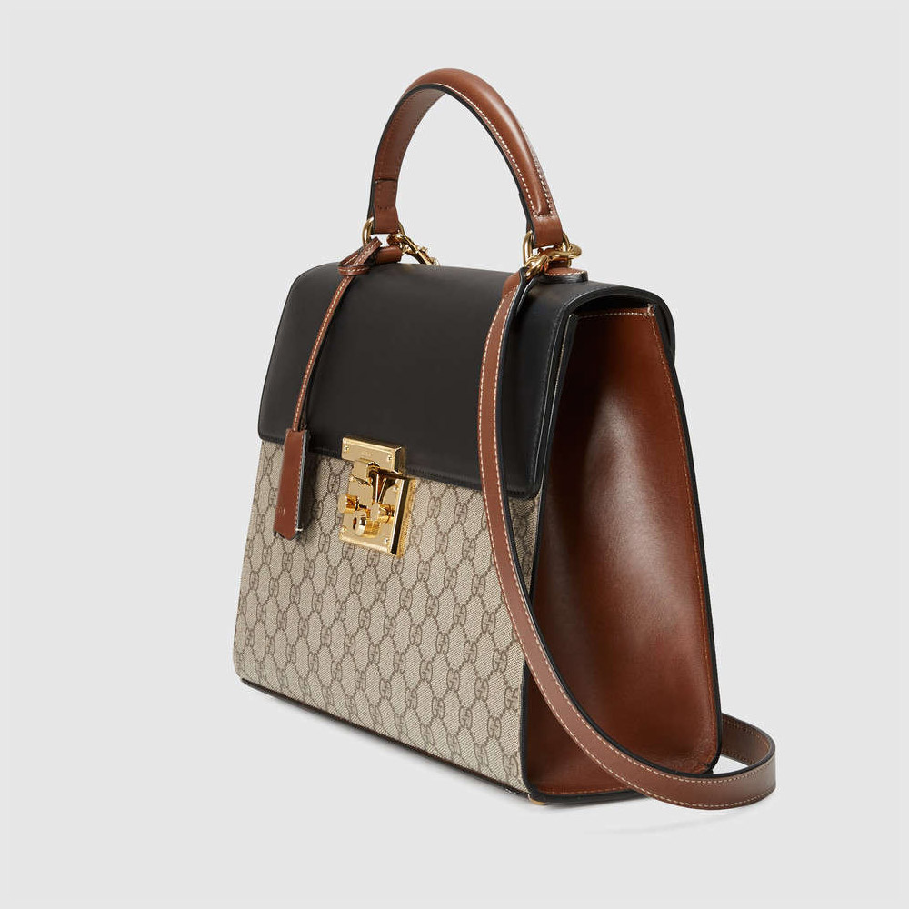 Gucci Padlock GG Supreme top handle bag 432674 KLQJG 9785 - Photo-2