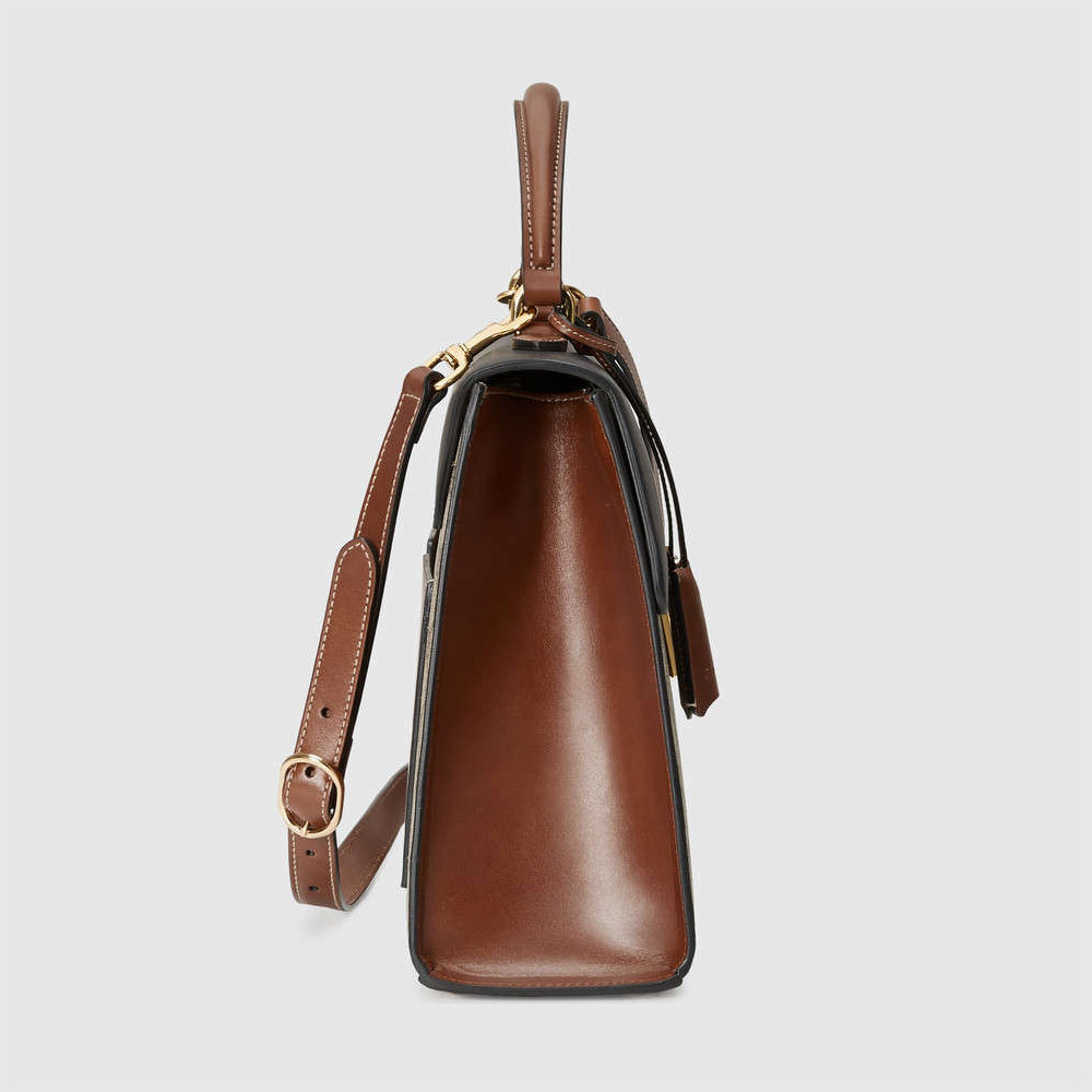 Gucci Padlock GG Supreme top handle bag 432674 KLQJG 9785 - Photo-4