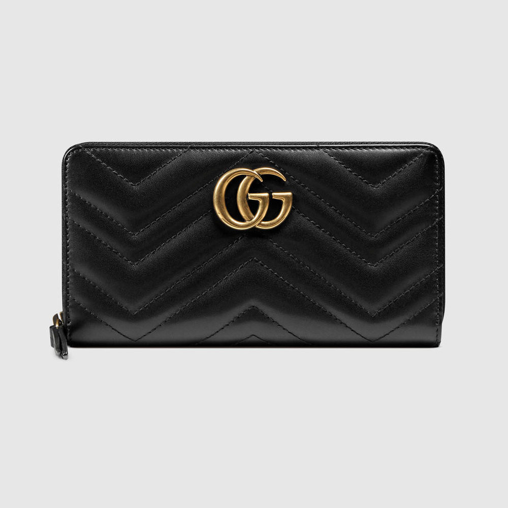 Gucci GG Marmont zip around wallet 443123 DRW1T 1000
