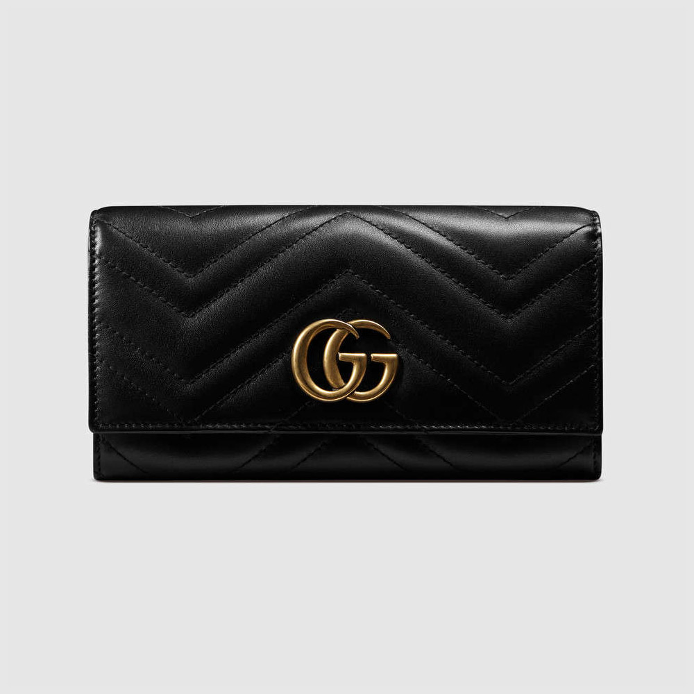 Gucci GG Marmont continental wallet 443436 DRW1T 1000