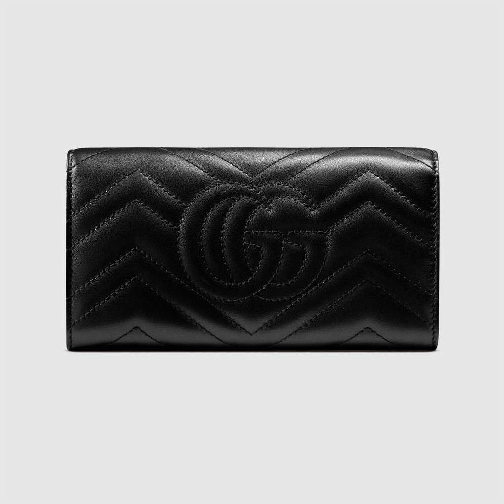 Gucci GG Marmont continental wallet 443436 DRW1T 1000 - Photo-3