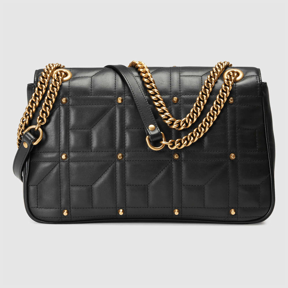 Gucci GG Marmont matelasse shoulder bag 443496 DRWAT 1000 - Photo-3