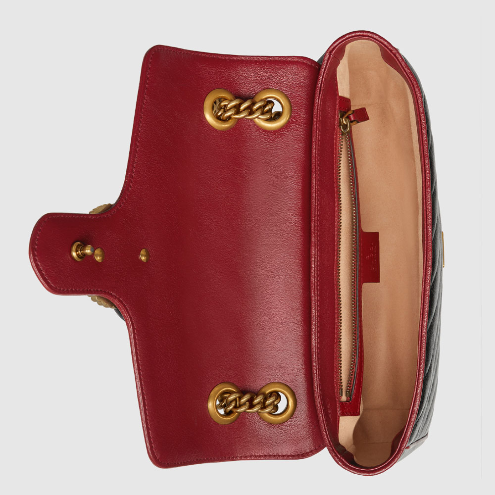Gucci GG Marmont small shoulder bag 443497 0OLFX 8277 - Photo-4