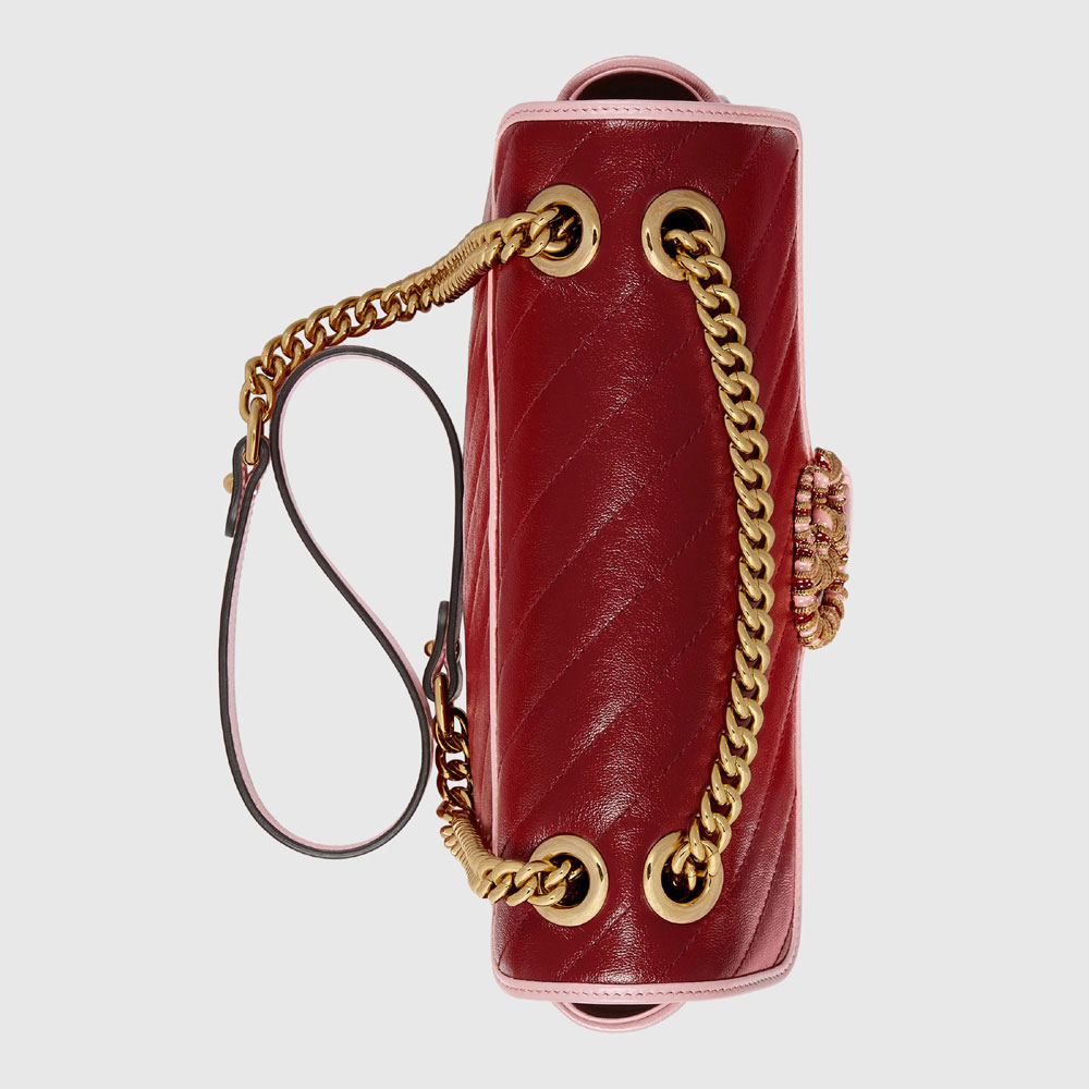 Gucci GG Marmont small shoulder bag 443497 1X5EG 6476 - Photo-4